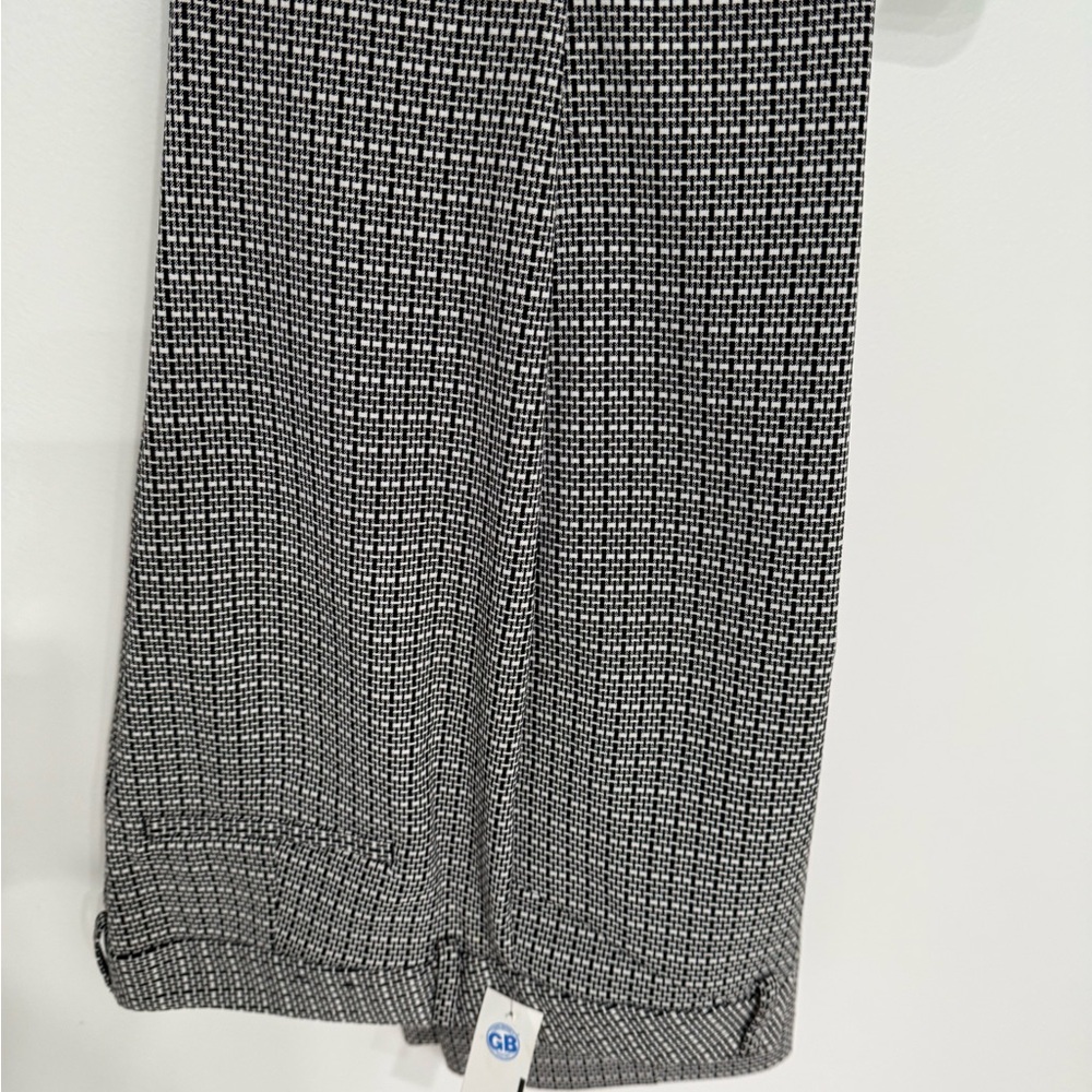 Express Black and White Editor Dress Pants